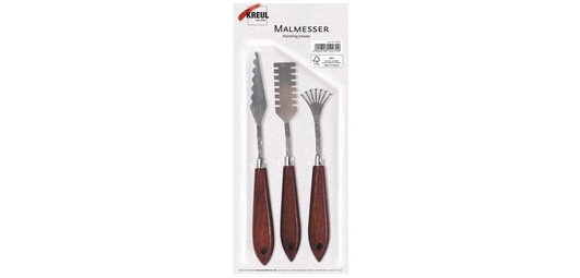Couteau à peindre, set de 3