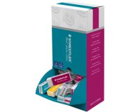 Gomme plastique Mars plastic colour, présentoir