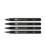 Black Marker, fine, noir