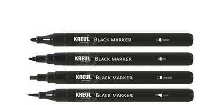 Black Marker, medium, black