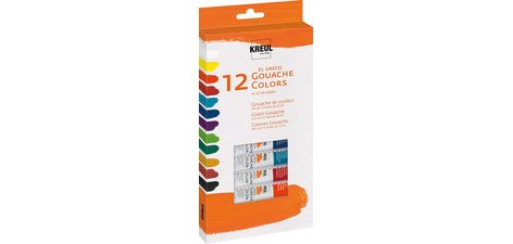 Gouache el Greco, 12 ml, kit de 12