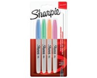 Marqueur permanent FINE 'Pastel', blister de 4