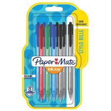 Paper:Mate Stylo à bille InkJoy 100 RT, blister de 8