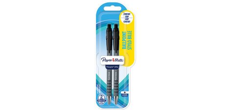 Paper:Mate Stylo à bille FlexGrip Ultra, blister de 2