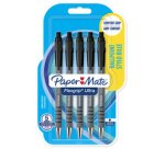 Paper:Mate Stylo à bille FlexGrip Ultra, blister de 5, noir