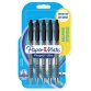 Paper:Mate Stylo à bille FlexGrip Ultra, blister de 5, noir