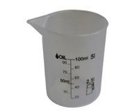 Bol mesureur, transparent, contenance : 125 ml