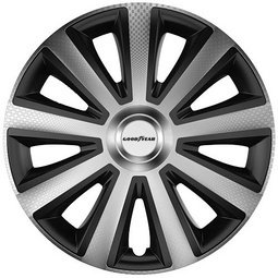 Enjoliveur "Memphis Carbon", argent