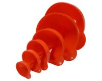 Set d'entonnoir, 6 pièces, orange