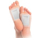 Patch à base de bambou, plante des pieds, blanc