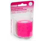 Bande de fixation élastique, 50 mm x 4,5 m, rose vif