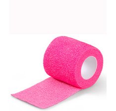 Elastic fixation band, 50 mm x 4.5 m, bright pink