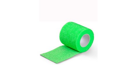 Bande de fixation élastique, 50 mm x 4,5 m, vert clair