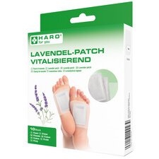 Patch lavande, plantes des pieds, blanc