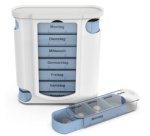Pilulier semainier, pour 7 jours, 4 cases