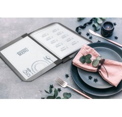 Protège-menus ESSENTIAL, A4, noir