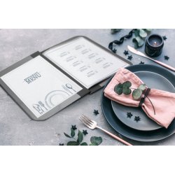 Protège-menus ESSENTIAL, A5, noir