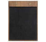 Menuhouder 'Walnut Leather' A4