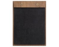 Menuhouder 'Walnut Leather' A4
