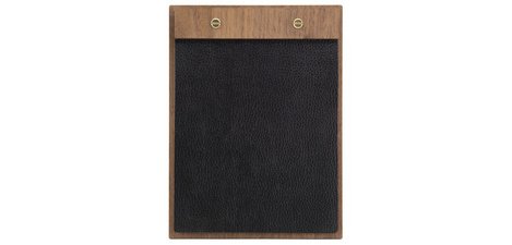 Menuhouder 'Walnut Leather' A4