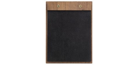 Menuhouder 'Walnut Leather' A4