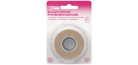 Bande de fixation élastique, 25 mm x 2,5 m, ton chair