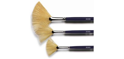 Pinceau éventail SOLO GOYA, numéro 8