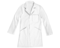 Blouse blanche, taille: L, blanc