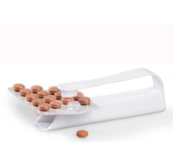Décapsuleur à médicaments, blanc