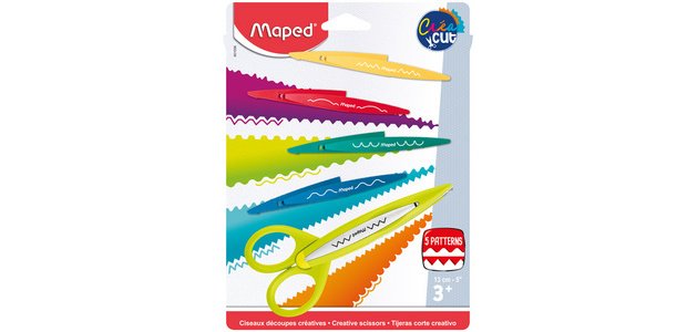 Set de ciseaux cranteurs CreaCut, blister de 3