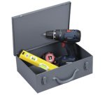 Mallette pour outillage DinoPlus Metall 33, gris