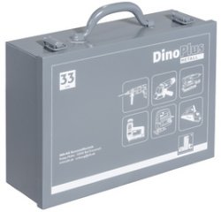 Mallette pour outillage DinoPlus Metall 33, gris