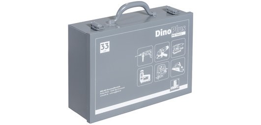 Mallette pour outillage DinoPlus Metall 33, gris