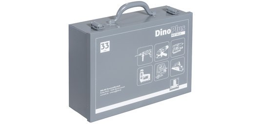 Mallette pour outillage DinoPlus Metall 33, gris