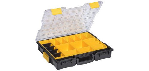 Mallette professionnelle pour petites pièces avec clips EuroPlus Pro>K<44/19