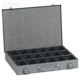 Mallette à petites pièces EuroPlus Metall 34/18, gris