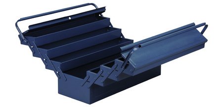 Caisse à outils McPlus Metall 7/57, non équipé, bleu