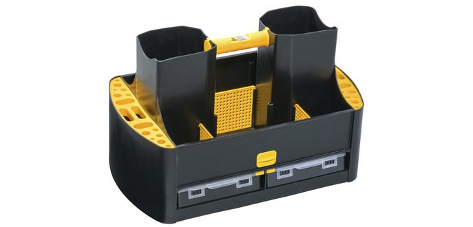 Boîte à outils avec poignée McPlus Workman 19/62, noir