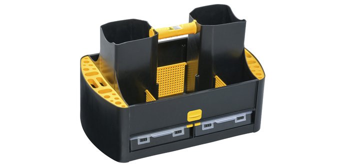 Boîte à outils avec poignée McPlus Workman 19/62, noir