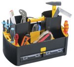 Boîte à outils avec poignée McPlus Workman 19/62, noir