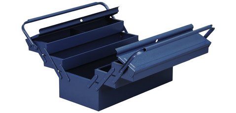 McPlus Metall 5/47 Toolbox, unstocked, blue