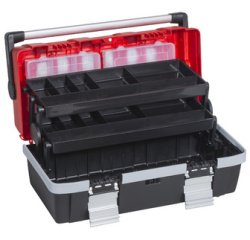 Boîte à outils McPlus Alu >C< 18, PP, rouge/noir