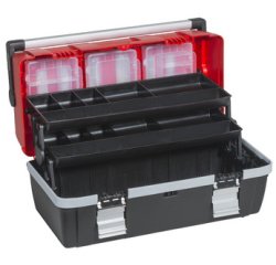Boîte à outils McPlus Alu >C< 22, PP, rouge/noir