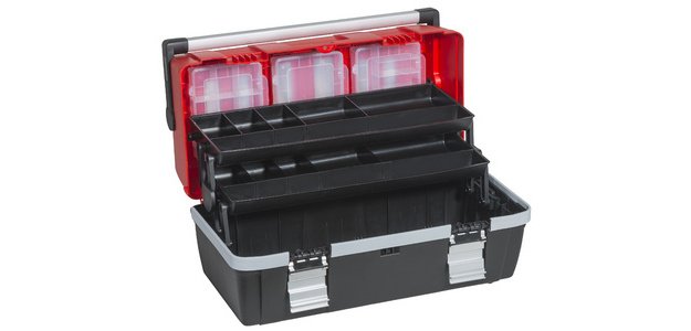 Boîte à outils McPlus Alu >C< 22, PP, rouge/noir