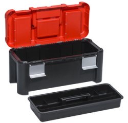 Boîte à outils McPlus Alu >C< 25, PP, rouge/noir
