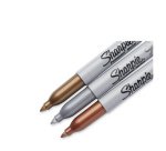 Marqueur permanent métallisé, carte blister de 3