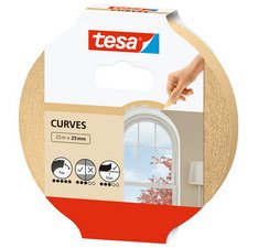 Ruban de masquage crêpé pour peintre, beige