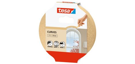 Ruban de masquage crêpé pour peintre, beige