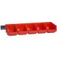 Set magazijnbakken ProfiPlus >C< 2/6, rood