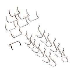 Jeu de crochets 'StorePlus Flex M 20', chromé